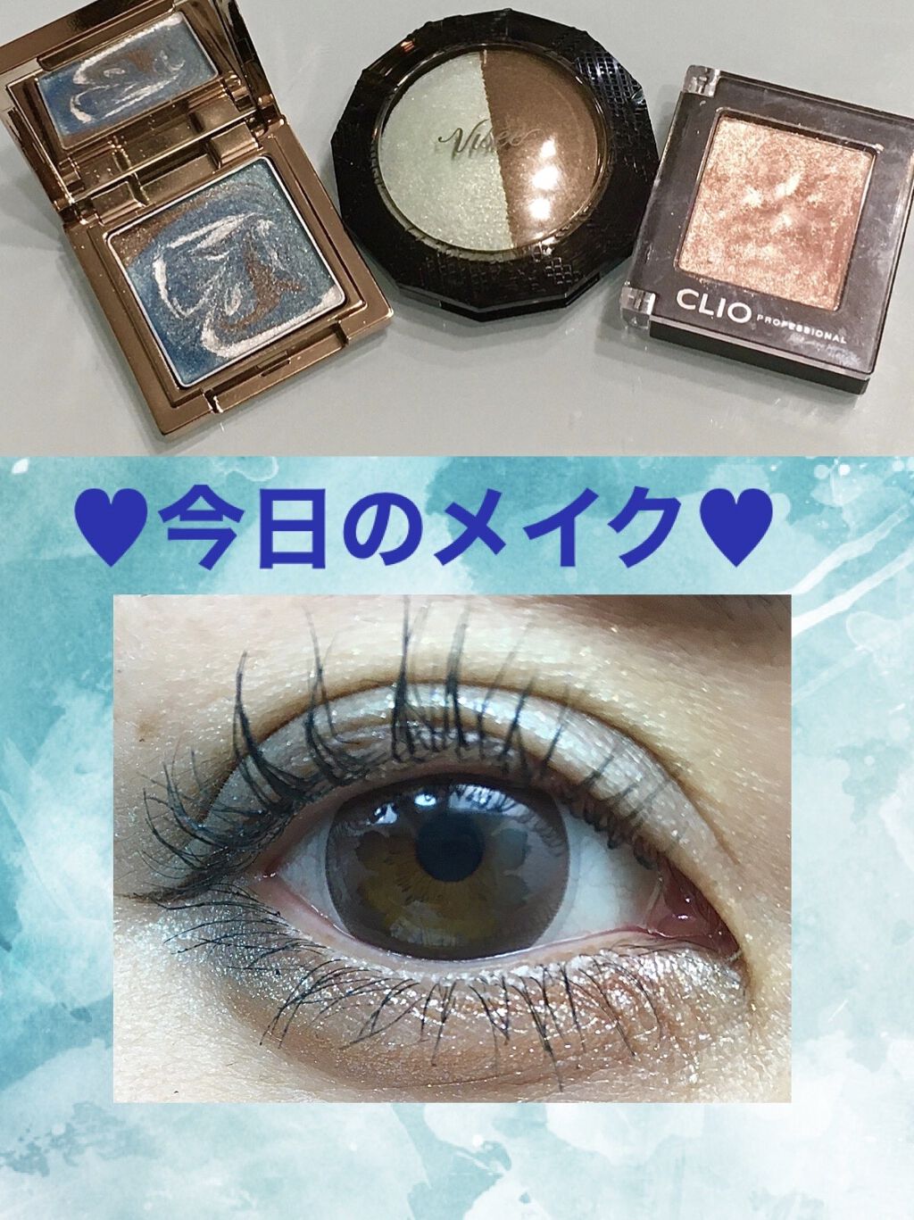 マージングカラーアイズ EX05 Frost Column/LUNASOL/単色アイシャドウを使ったクチコミ（1枚目）