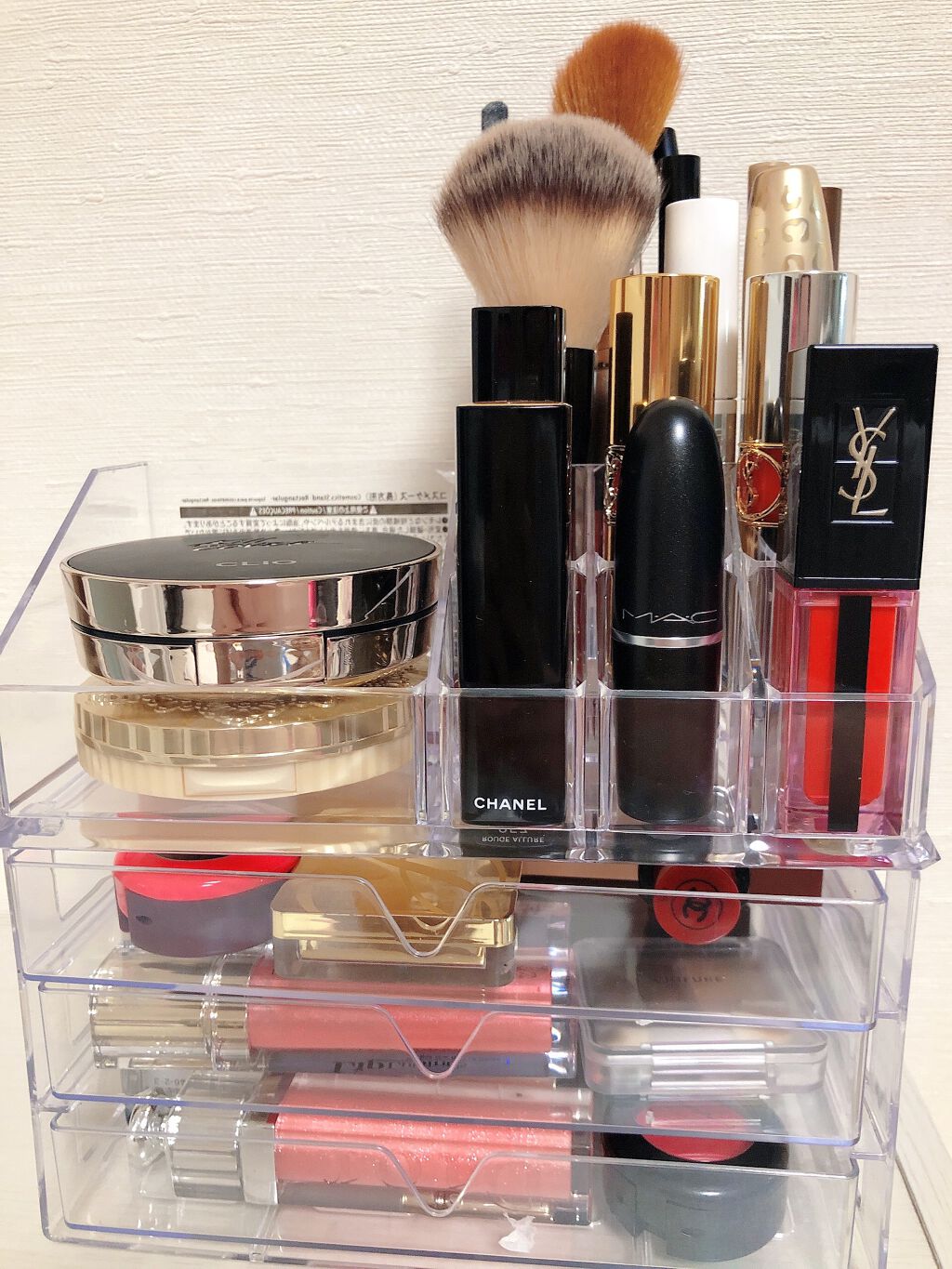 3段式クリアーケース/DAISO/その他化粧小物を使ったクチコミ（1枚目）