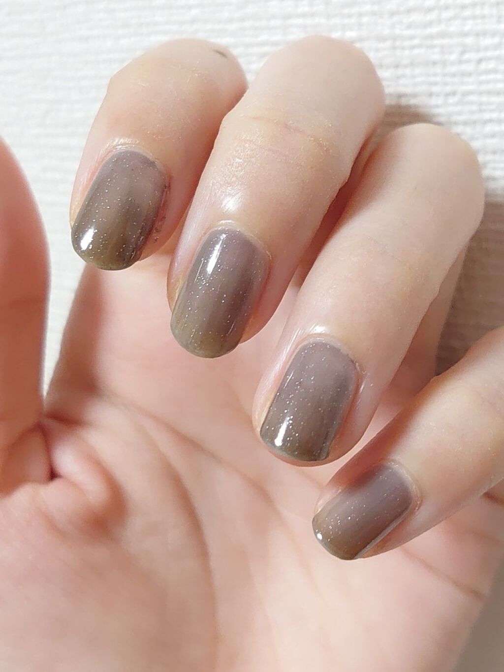 Causette.Joli Coeur de Fleur Nail Colorのクチコミ「コゼットジョリ なえばのそら20しゅぎょく 
1枚目 3度塗り (自然光)
2枚目 3度塗り .....」（3枚目）