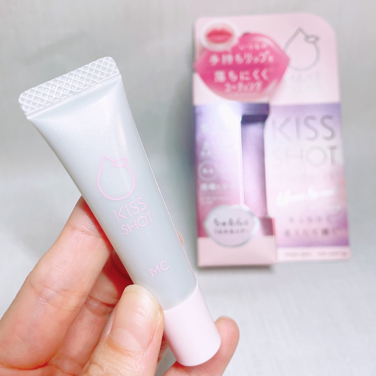 KISS SHOT /MAKE COVER/リップオイルを使ったクチコミ(3枚目)