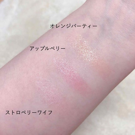 アイシャドウ/アイスクリームパーラー コスメティクス/単色アイシャドウを使ったクチコミ(2枚目)