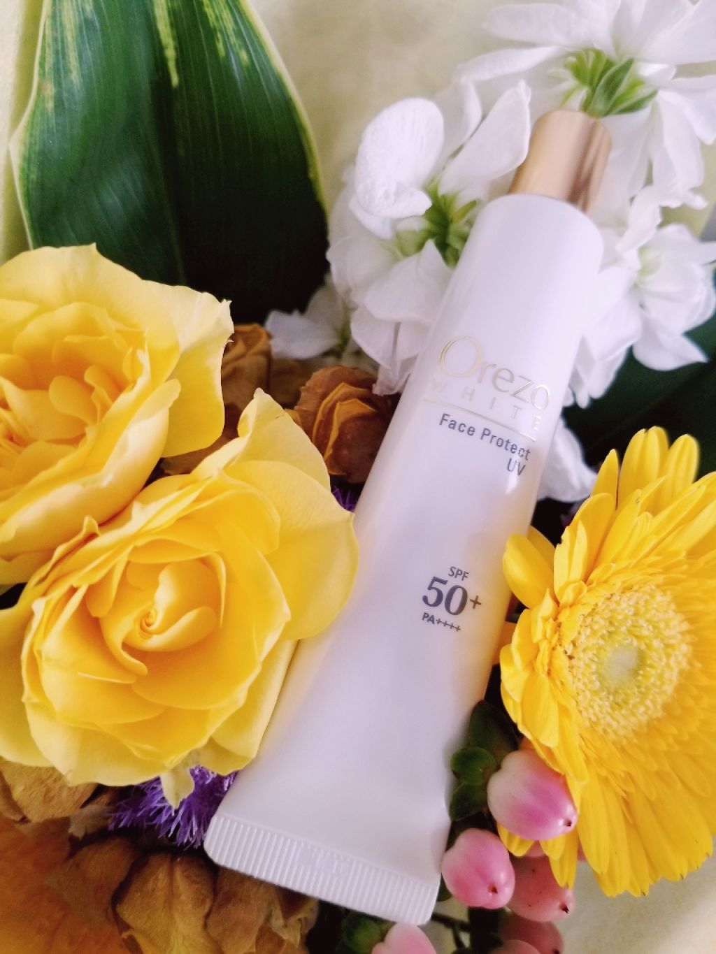 オレゾホワイト フェイスプロテクトUV/オレゾ/日焼け止めクリームを使ったクチコミ（1枚目）