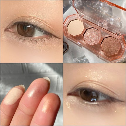 ダイヤモンドクラッシュパレット/ドド/アイシャドウパレットを使ったクチコミ(4枚目)