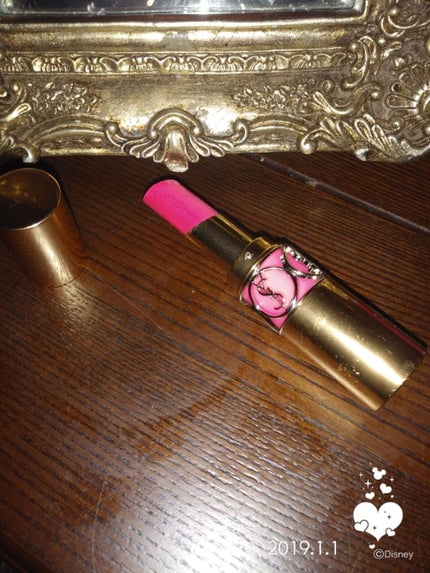 ルージュ ヴォリュプテ シャイン/YVES SAINT LAURENT BEAUTE/口紅を使ったクチコミ(2枚目)