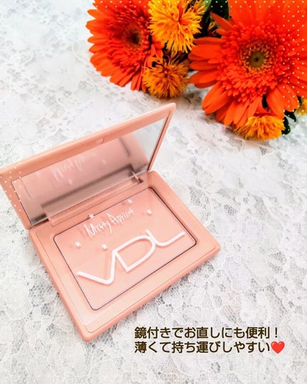 チークステイン ブラッシャー 07 アプリコット ヘイズ/VDL/パウダーチークを使ったクチコミ(2枚目)