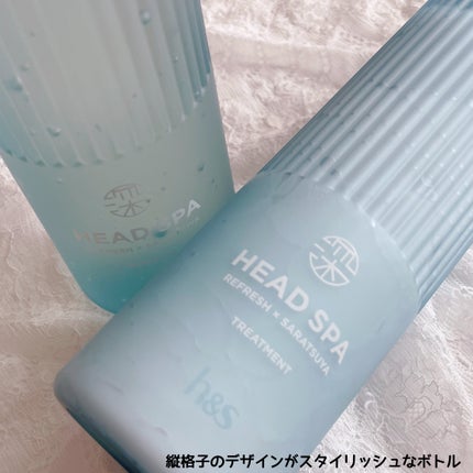 リフレッシュ × さらつや シャンプー/トリートメント/h&s/市販シャンプーを使ったクチコミ(4枚目)