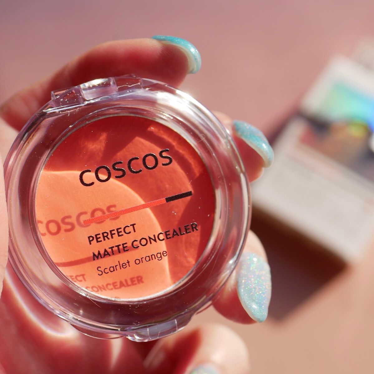 パーフェクトマットコンシーラー スカーレットオレンジ/COSCOS/クリームコンシーラーを使ったクチコミ(5枚目)