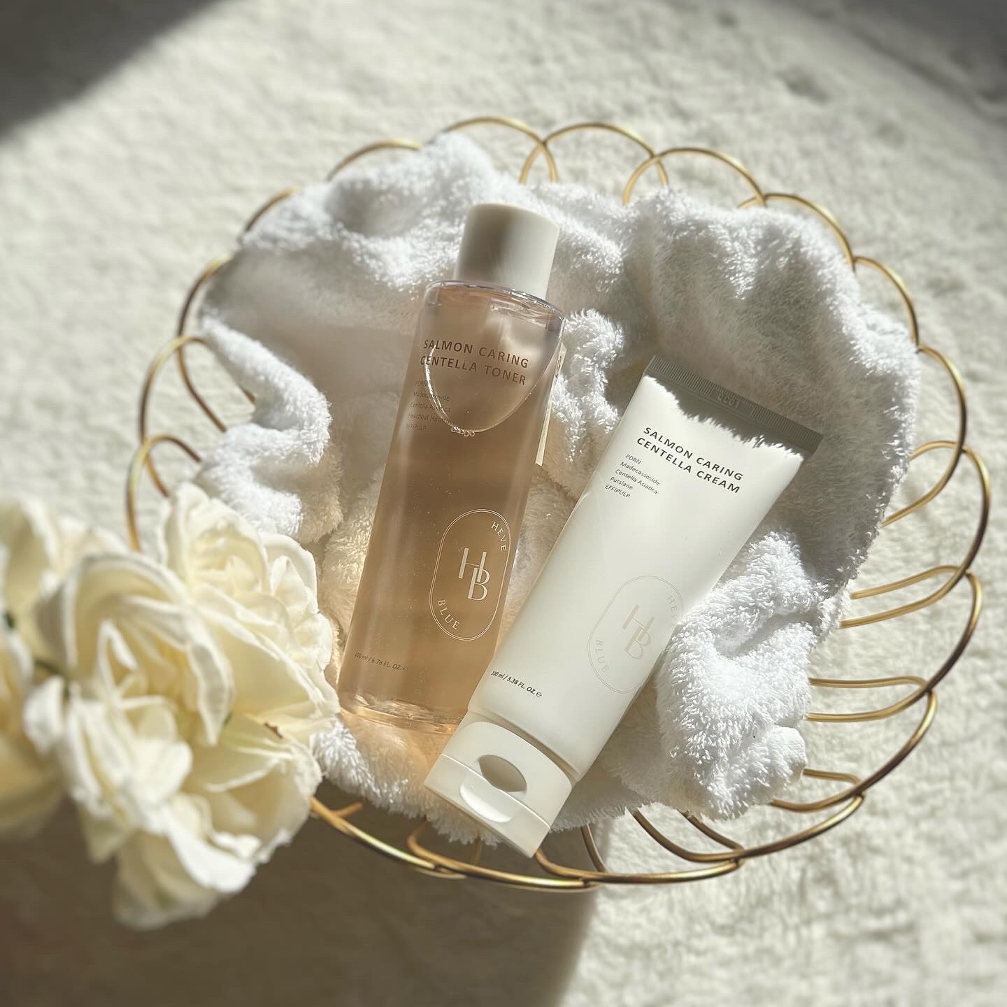 サーモン ケアリング センテラ クリーム /Heve Blue/フェイスクリームを使ったクチコミ（1枚目）