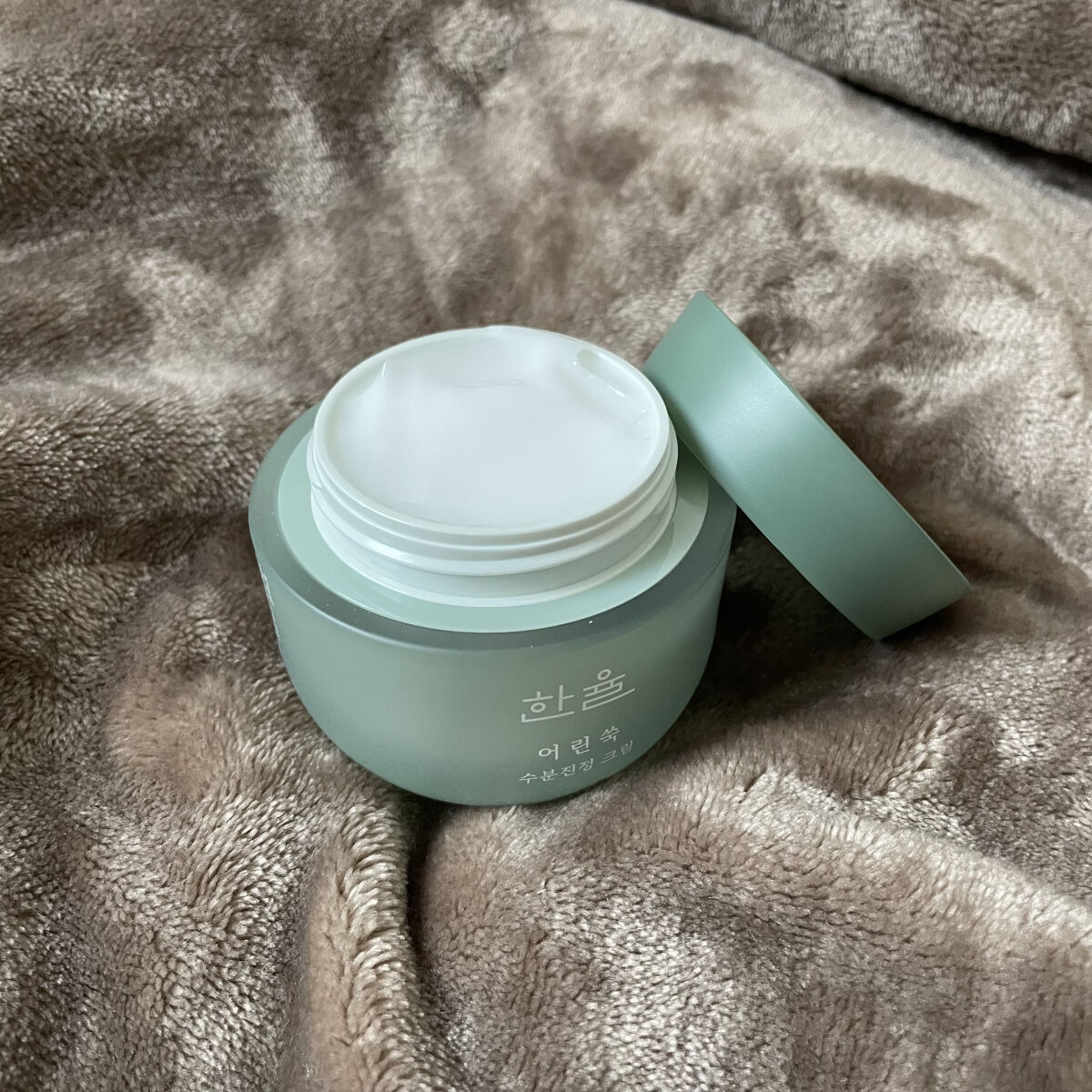 ピュアアルテミシア カーミングウォータークリーム/HANYUL(ハンユル)/フェイスクリームを使ったクチコミ（2枚目）