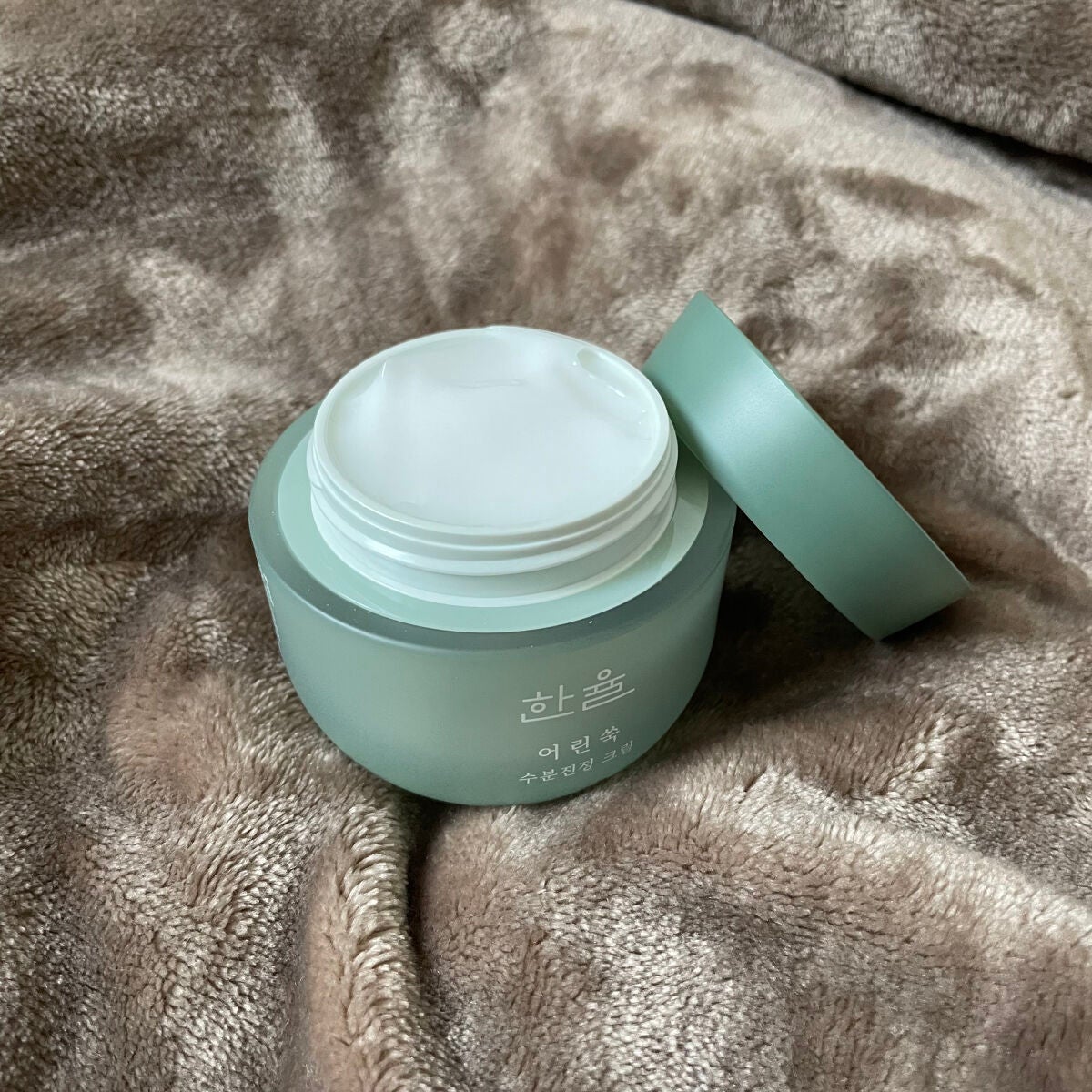 ピュアアルテミシア カーミングウォータークリーム/HANYUL(ハンユル)/フェイスクリームを使ったクチコミ(2枚目)