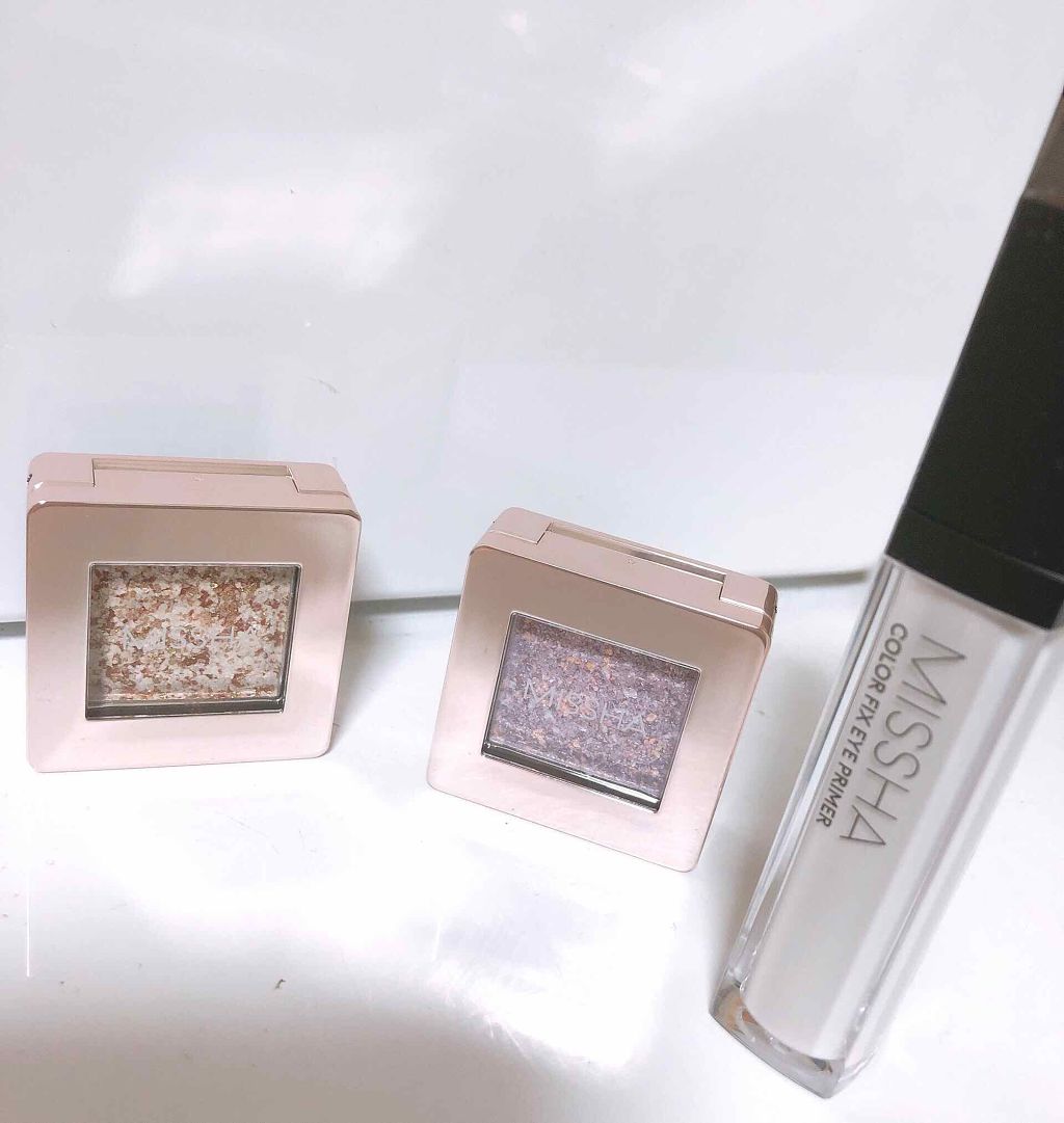 グリッタープリズム シャドウ/MISSHA/グリッターを使ったクチコミ（2枚目）