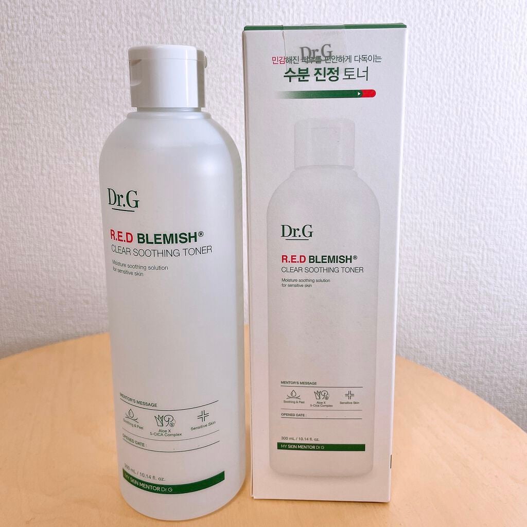 レッドブレミッシュ クリアスージングトナー/Dr.G/化粧水を使ったクチコミ(1枚目)
