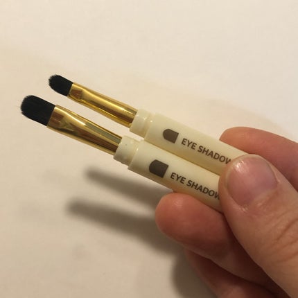 ロケット型 メイクブラシ/DAISO/メイクブラシを使ったクチコミ(6枚目)