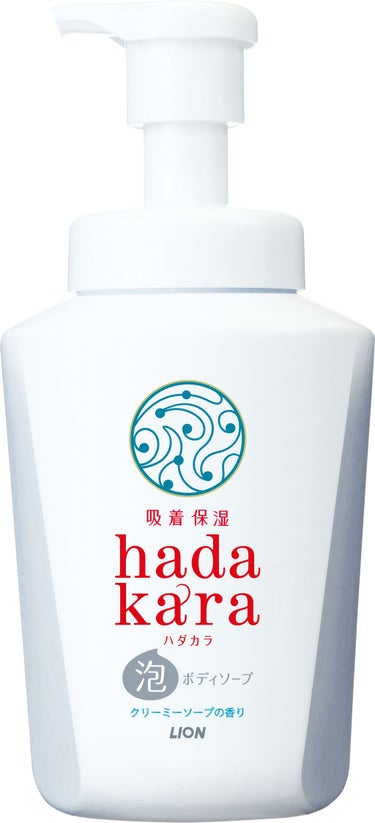 hadakara ボディソープ 泡で出てくるタイプ クリーミーソープの香り hadakara