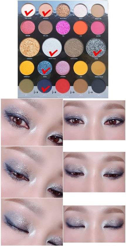 24M / MAIN EVENT 【24 SHADES THAT TOP THE CHARTS】/Morphe/アイシャドウパレットを使ったクチコミ(4枚目)