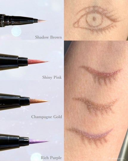 デュアルエンドライナー/LUMIURGLAS/リキッドアイライナーを使ったクチコミ(4枚目)