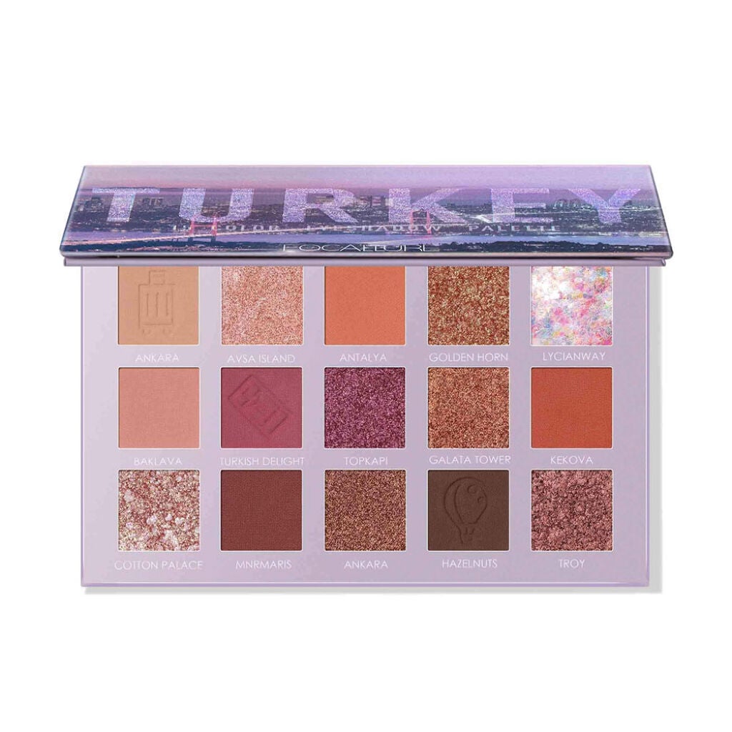 GO TRAVEL 15色アイシャドウパレット 04 トルコ(hi Turkey)