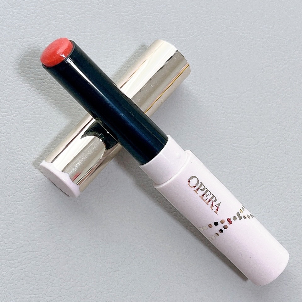 シアーリップカラー（旧） ピュアコーラル/OPERA/リップグロスを使ったクチコミ（1枚目）