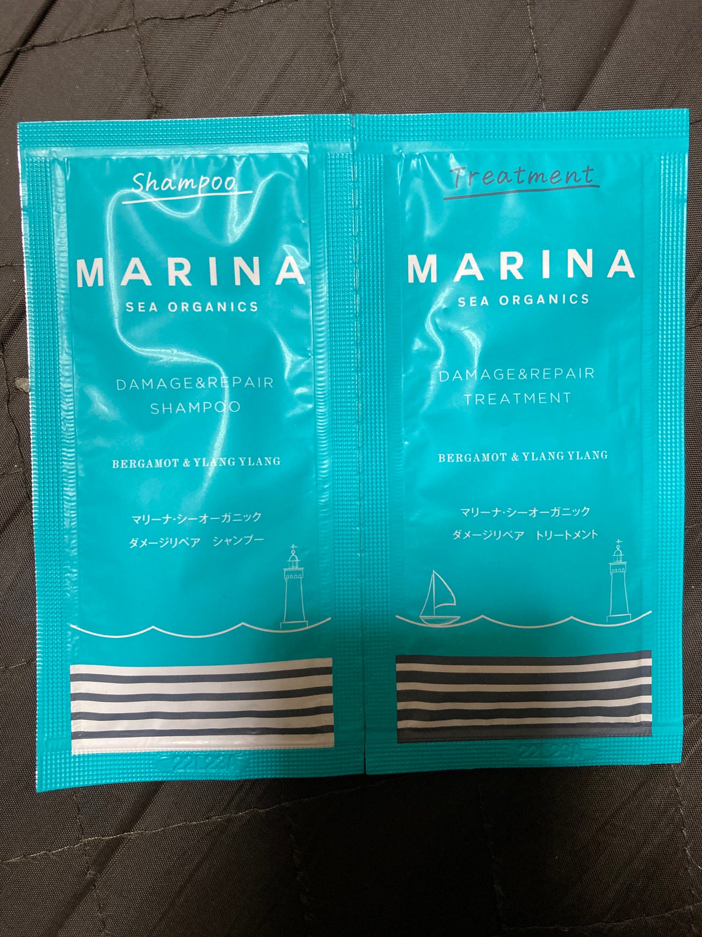 ダメージリペアシャンプー&トリートメント/マリーナシーオーガニック/市販シャンプーを使ったクチコミ(1枚目)