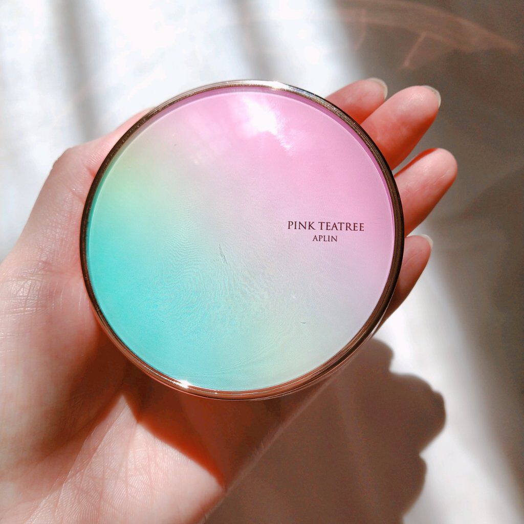 ピンクティーツリーカバークッション/APLIN/クッションファンデーションを使ったクチコミ(2枚目)