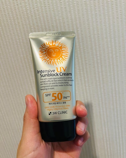 インテンシブUVサンブロッククリーム/3W CLINIC(韓国)/化粧下地を使ったクチコミ(1枚目)