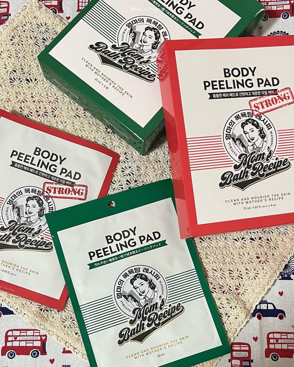 ボディピーリングパッド/Mom’s Bath Recipe/ピーリングを使ったクチコミ（1枚目）