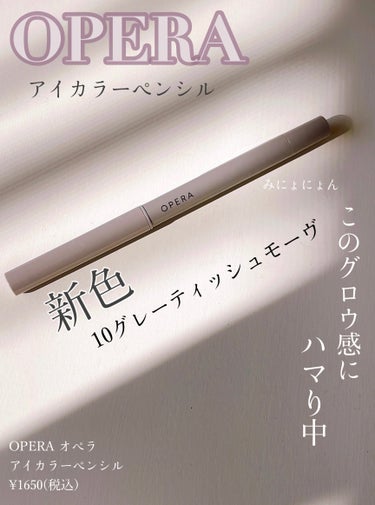 オペラ アイカラーペンシル 10 グレイッシュモーヴ/OPERA/ペンシルアイライナーを使ったクチコミ（1枚目）