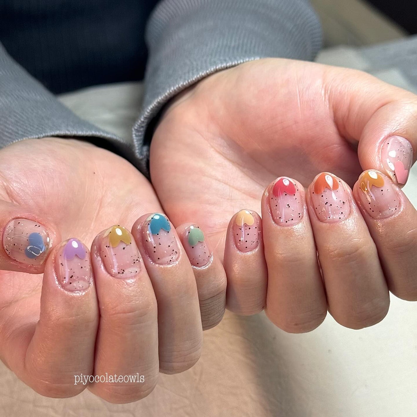 ぴよこれいと あうるす on LIPS 「可愛いのできた🩷💜❤️💚🧡💛🩵💙🤎🩶happyValentin..」(3枚目)