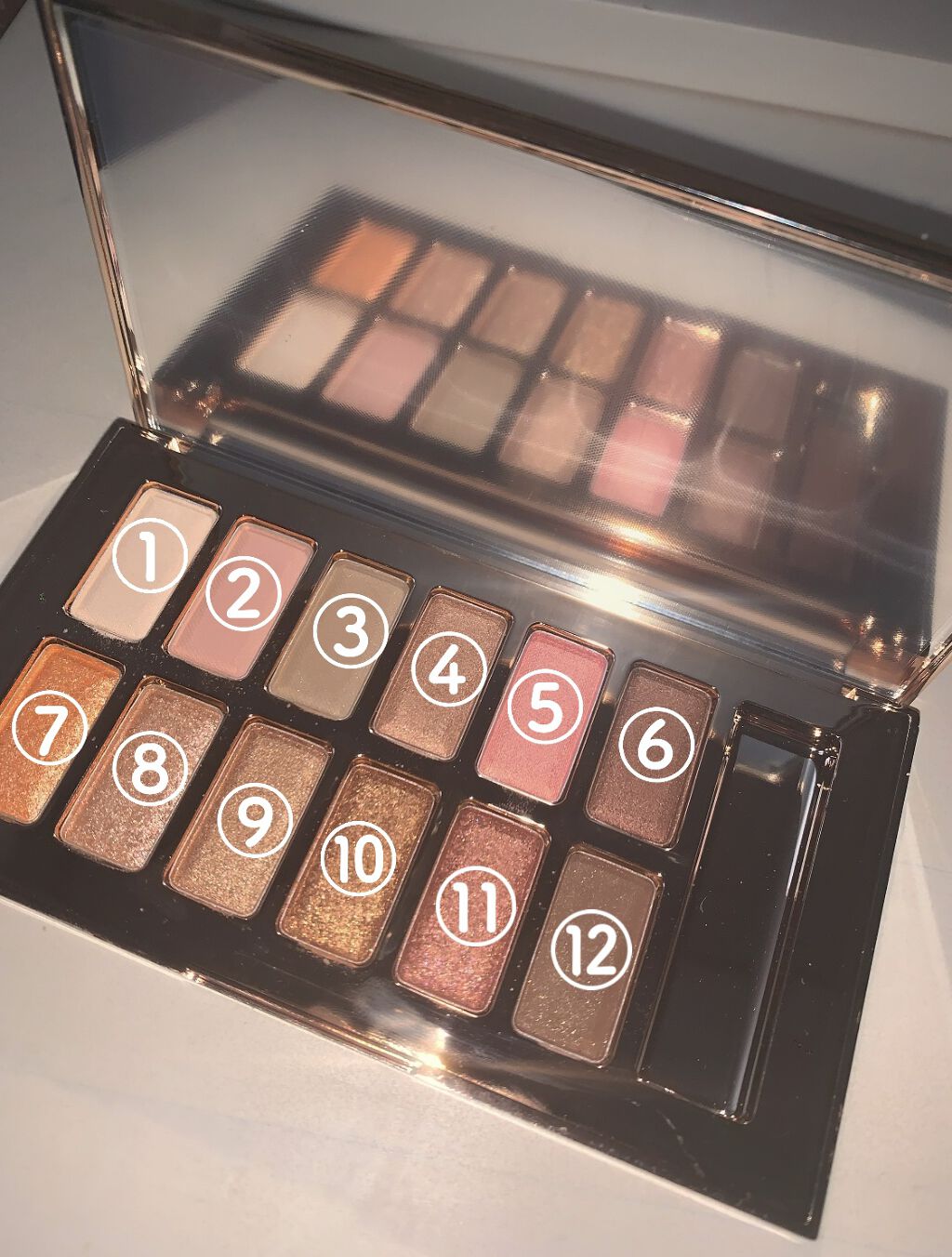 バレンタインボックス/VAVI MELLO/アイシャドウパレットを使ったクチコミ（3枚目）