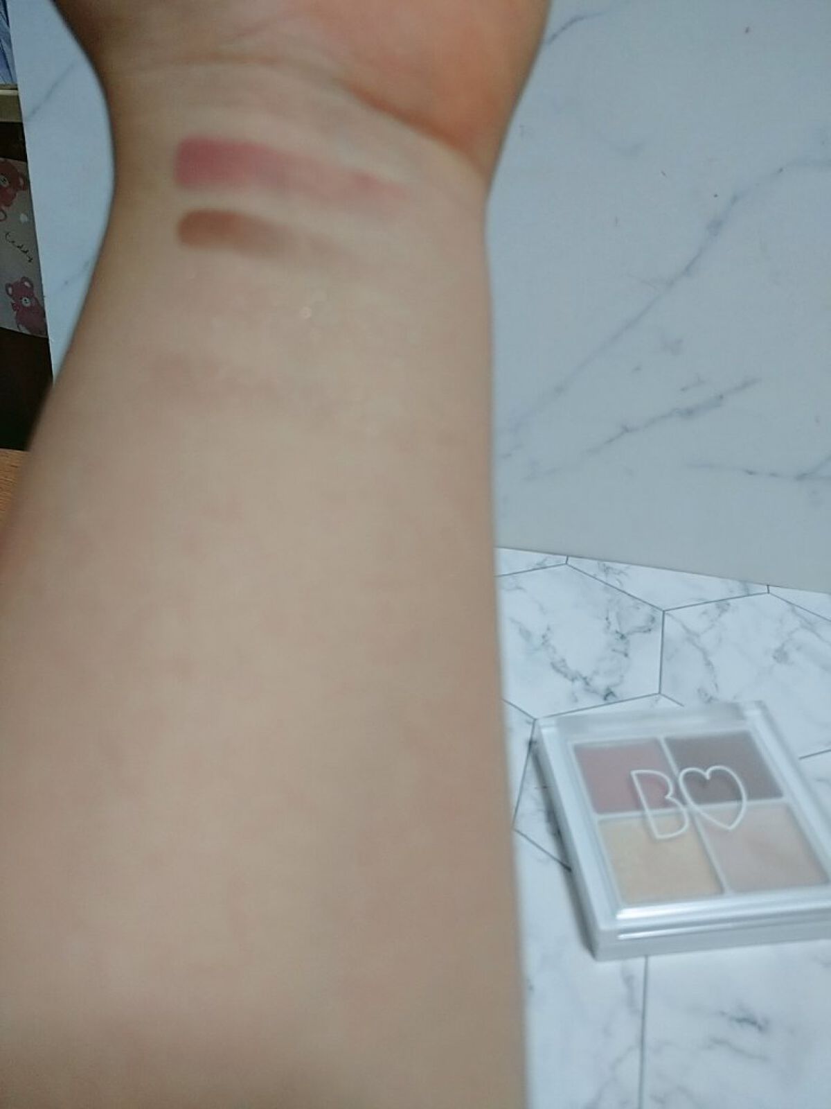 THE アイパレR/b idol/アイシャドウパレットを使ったクチコミ（2枚目）