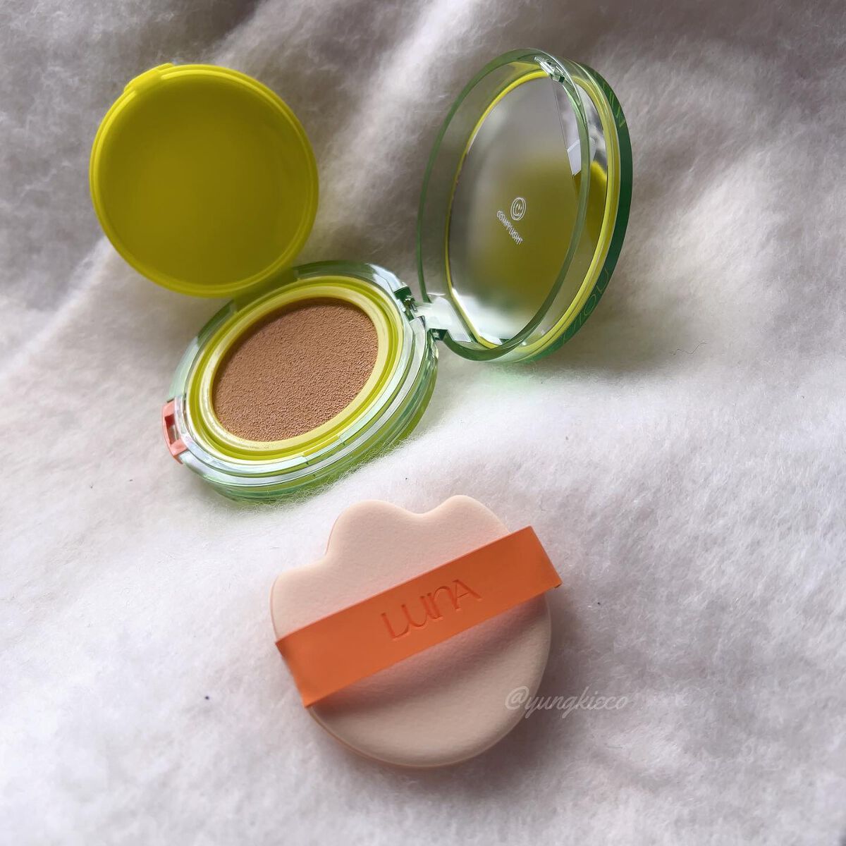 コンフィーライトクッション/LUNA/クッションファンデーションを使ったクチコミ（2枚目）