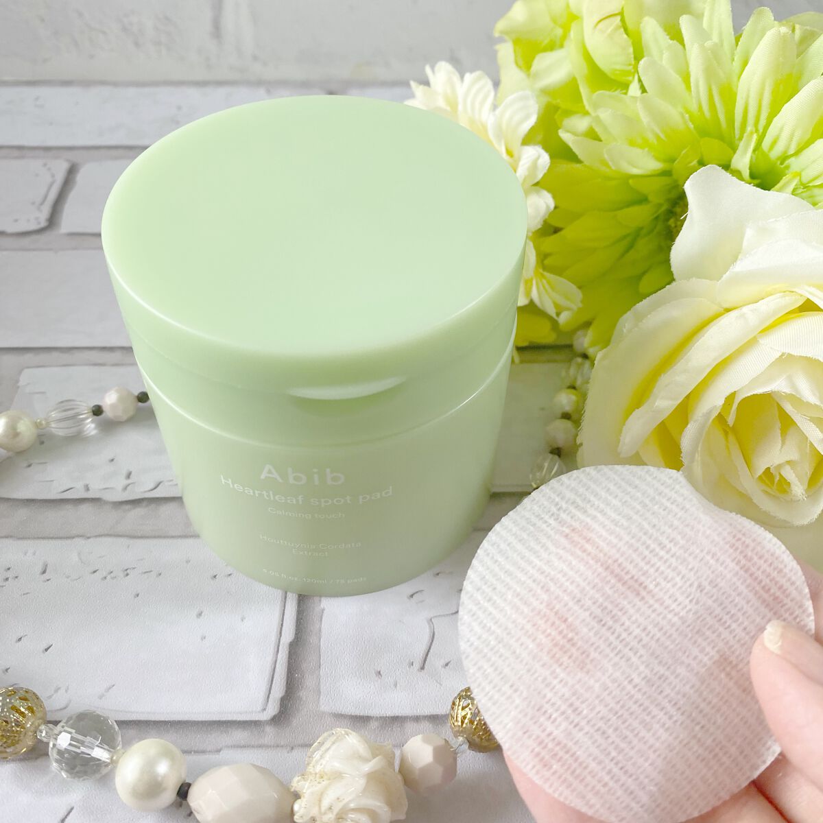 ドクダミカーミングタッチスポットパッド/Abib /トナーパッドを使ったクチコミ(5枚目)