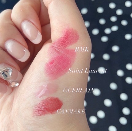 YSL ラブシャイン リップスティック 45 CORAL CRUSH コーラル クラッシュ/YVES SAINT LAURENT BEAUTE/口紅を使ったクチコミ(2枚目)