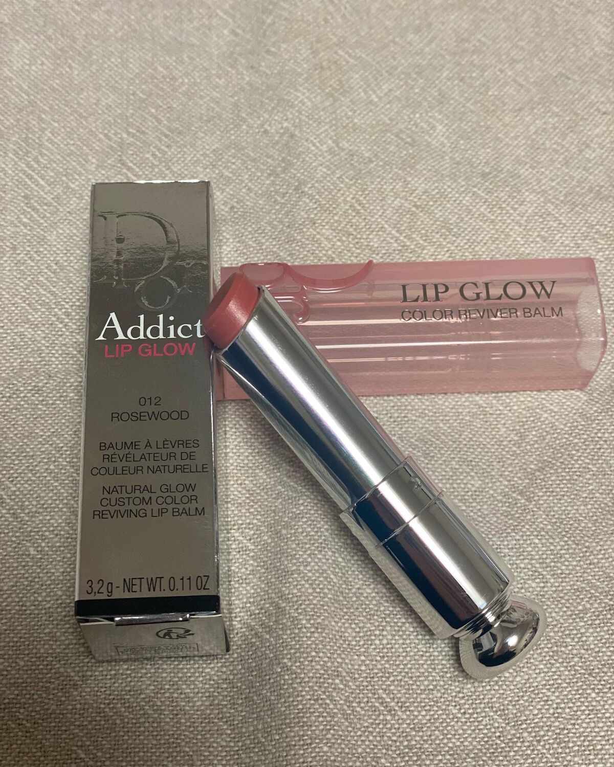 ディオール アディクト リップ グロウ 012 ローズウッド/Dior/リップバームを使ったクチコミ（2枚目）