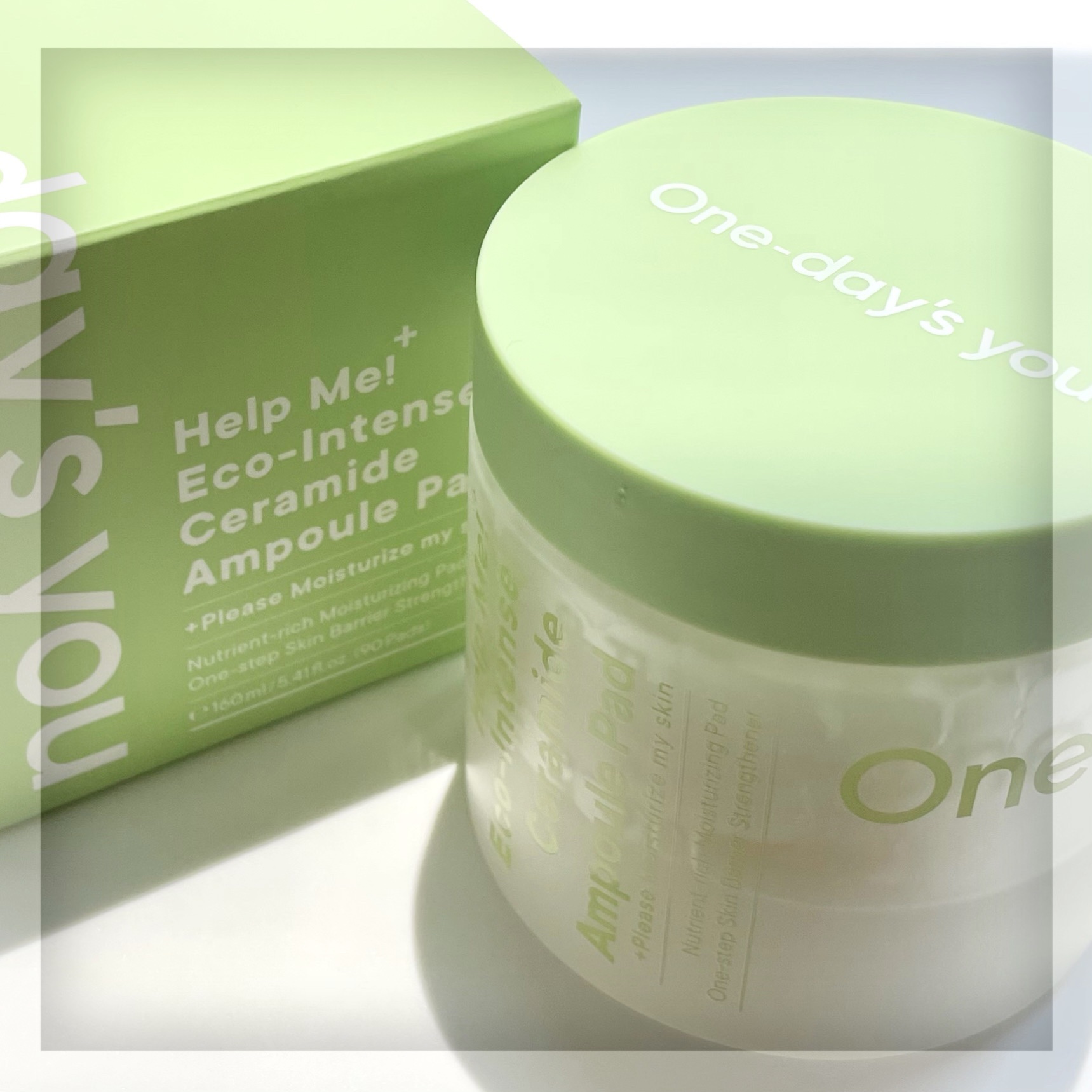 ヘルプミー! エコインテンスセラミドアンプルパッド(90枚)/One-day's you/トナーパッドを使ったクチコミ（1枚目）