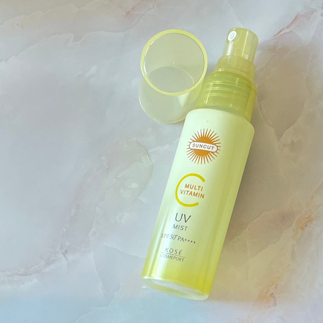 サンカット UVミストV <日やけ止め美容液>/サンカット®/日焼け止めミスト・スプレーを使ったクチコミ(1枚目)