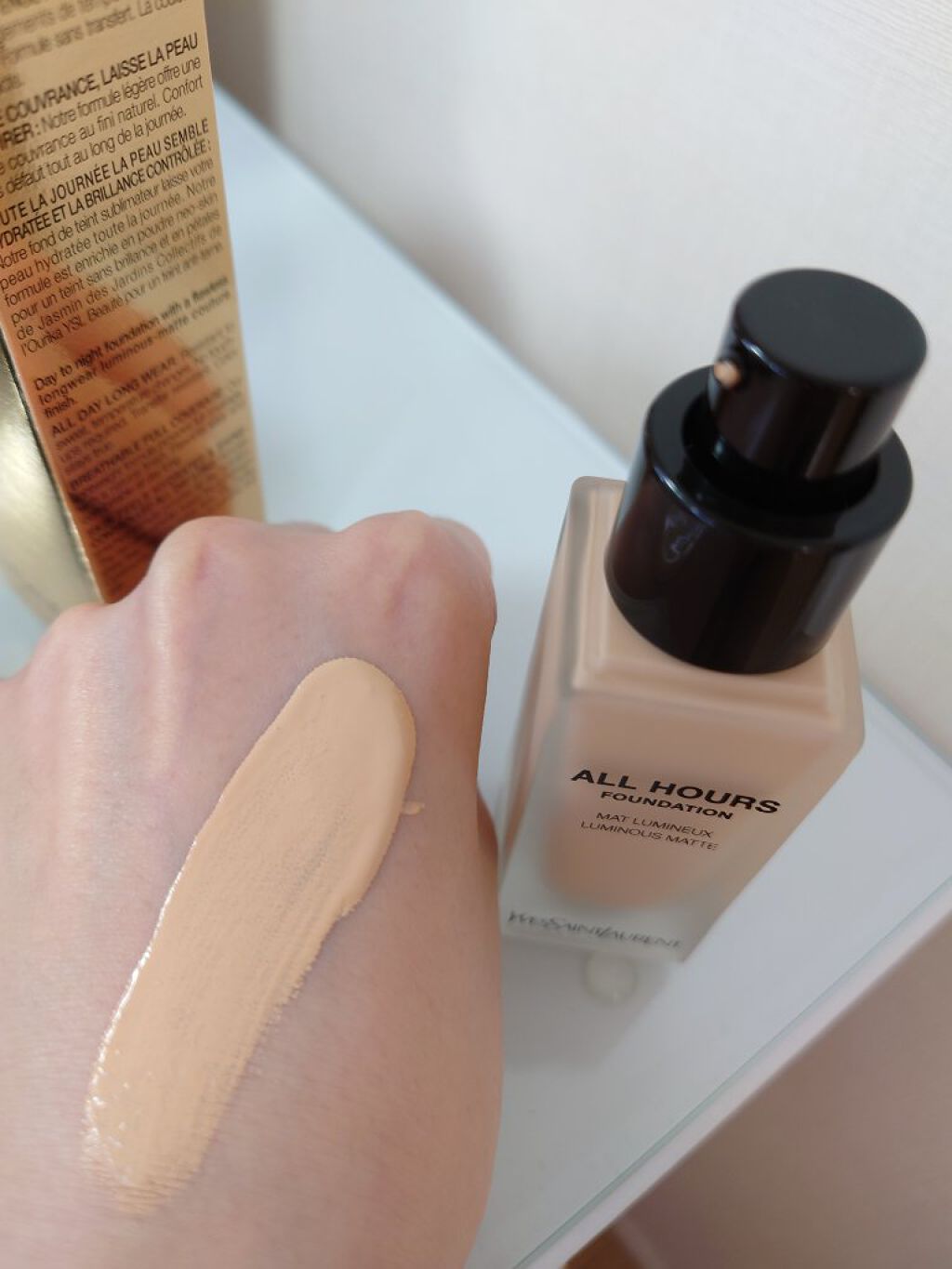 オールアワーズ リキッド LN4/YVES SAINT LAURENT BEAUTE/リキッドファンデーションを使ったクチコミ（3枚目）