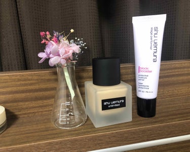 ☆ステージ パフォーマー ブロック:ブースター（アイシーモーヴ）/shu uemura
くすみを飛ばしたくて購入。
伸びはあんまり良くないと感じる。
保湿はどうだろう。インナードライだから、何使っても乾