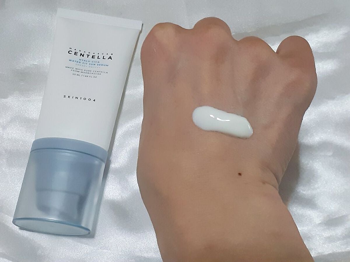 ヒアルーシカ ウォーターフィット サンセラム/SKIN1004/日焼け止めローションを使ったクチコミ(9枚目)