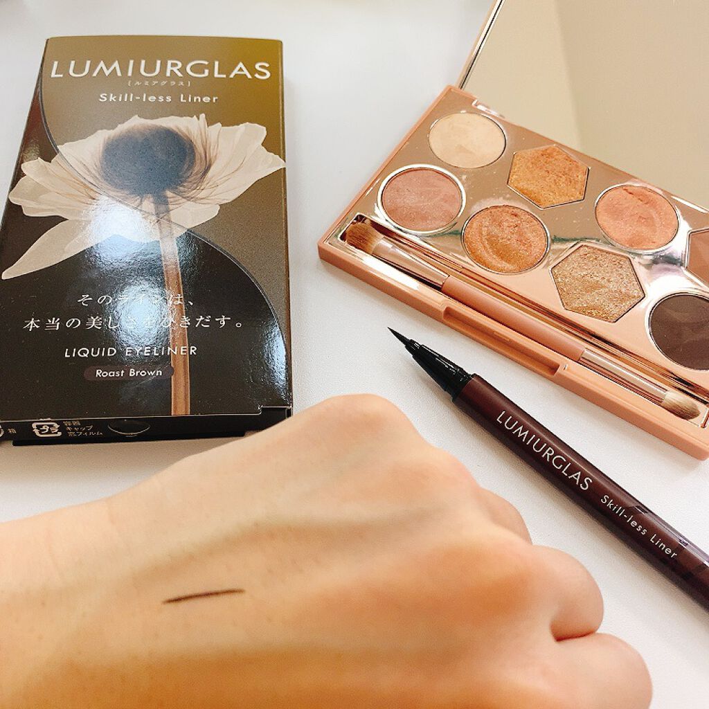 スキルレスライナー/LUMIURGLAS/リキッドアイライナーを使ったクチコミ（2枚目）
