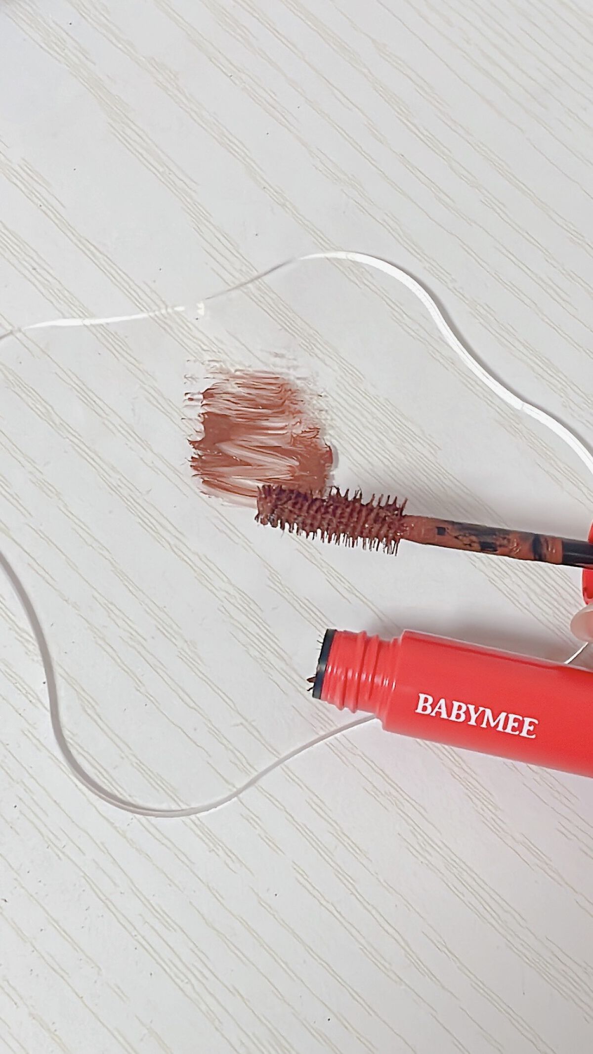 ニュアンスカラーマスカラ/BABYMEE/マスカラを使ったクチコミ（3枚目）