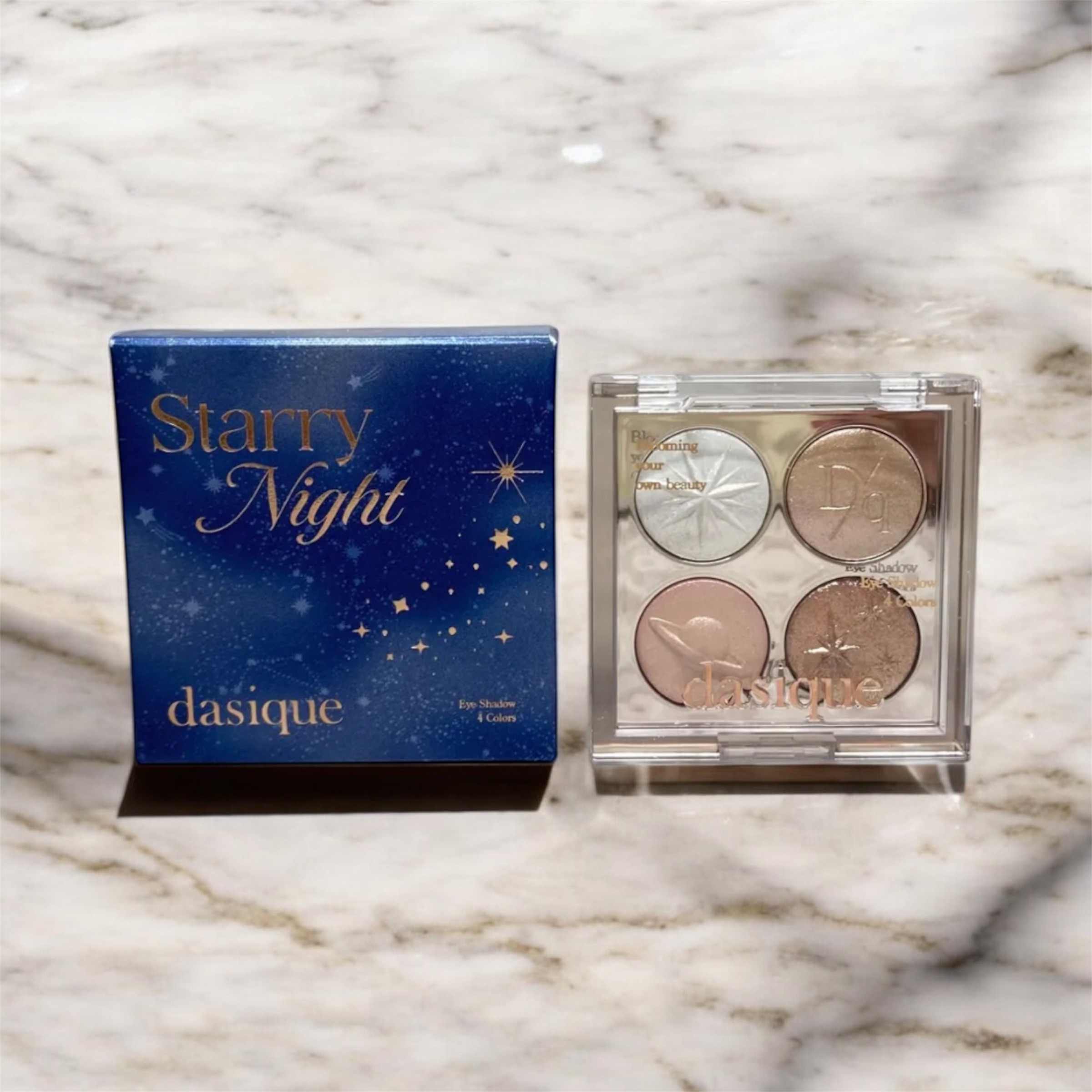 スターリーナイト シャドウパレット 01 ムーンライト/dasique/アイシャドウパレットを使ったクチコミ（2枚目）