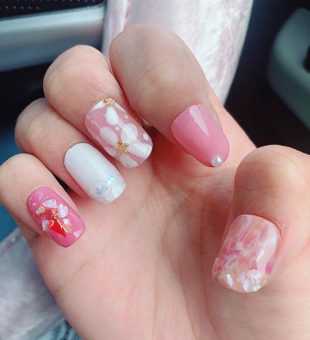 ジェルネイル(ライト対応)/セリア/ジェルネイルを使ったクチコミ(3枚目)