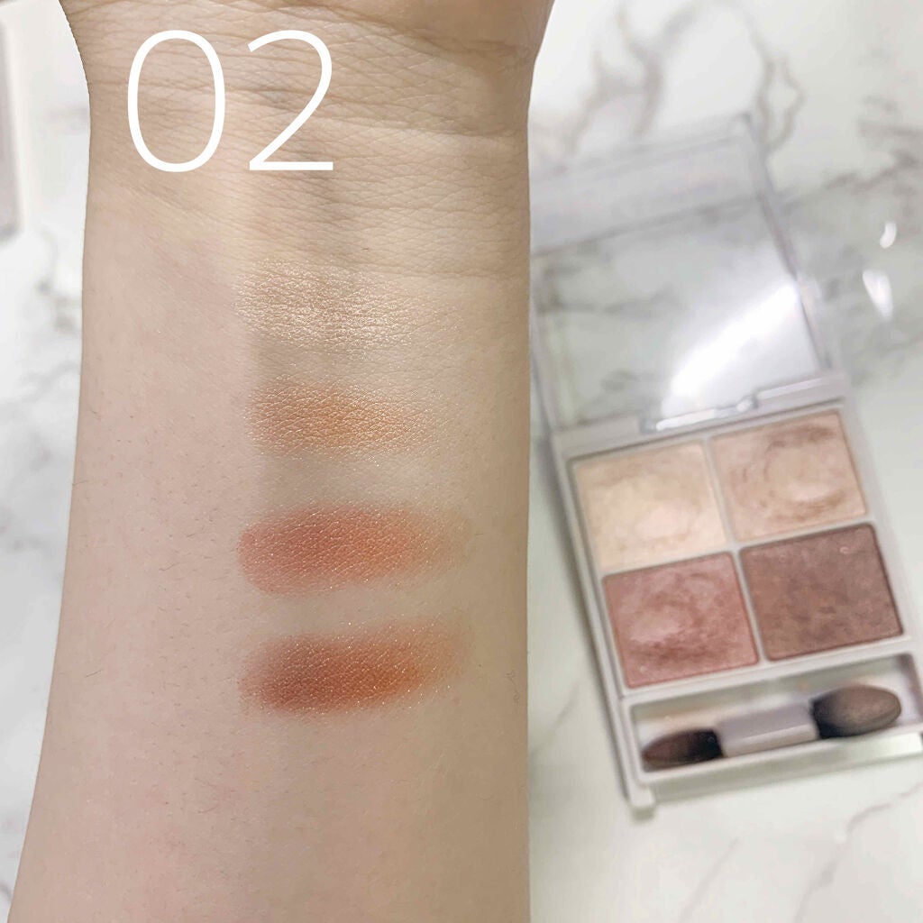 シルキースフレアイズ/キャンメイク/アイシャドウパレットを使ったクチコミ(2枚目)