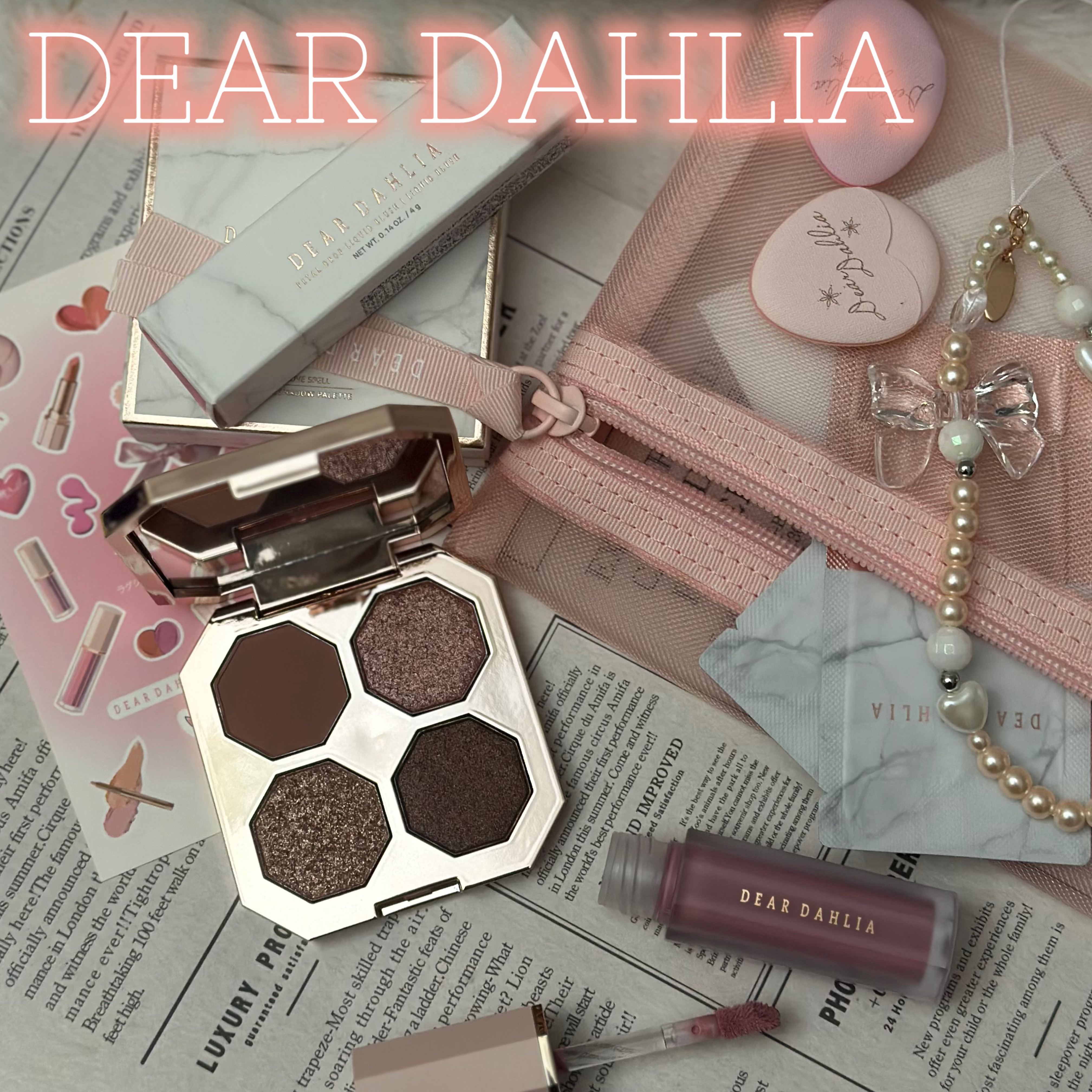 ドリームベルベットアイシャドウパレット/DEAR DAHLIA/アイシャドウパレットを使ったクチコミ（1枚目）
