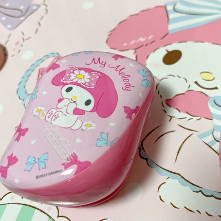 コンパクトスタイラー マイメロディ/リボン&マーガレット/TANGLE TEEZER/ヘアブラシの画像