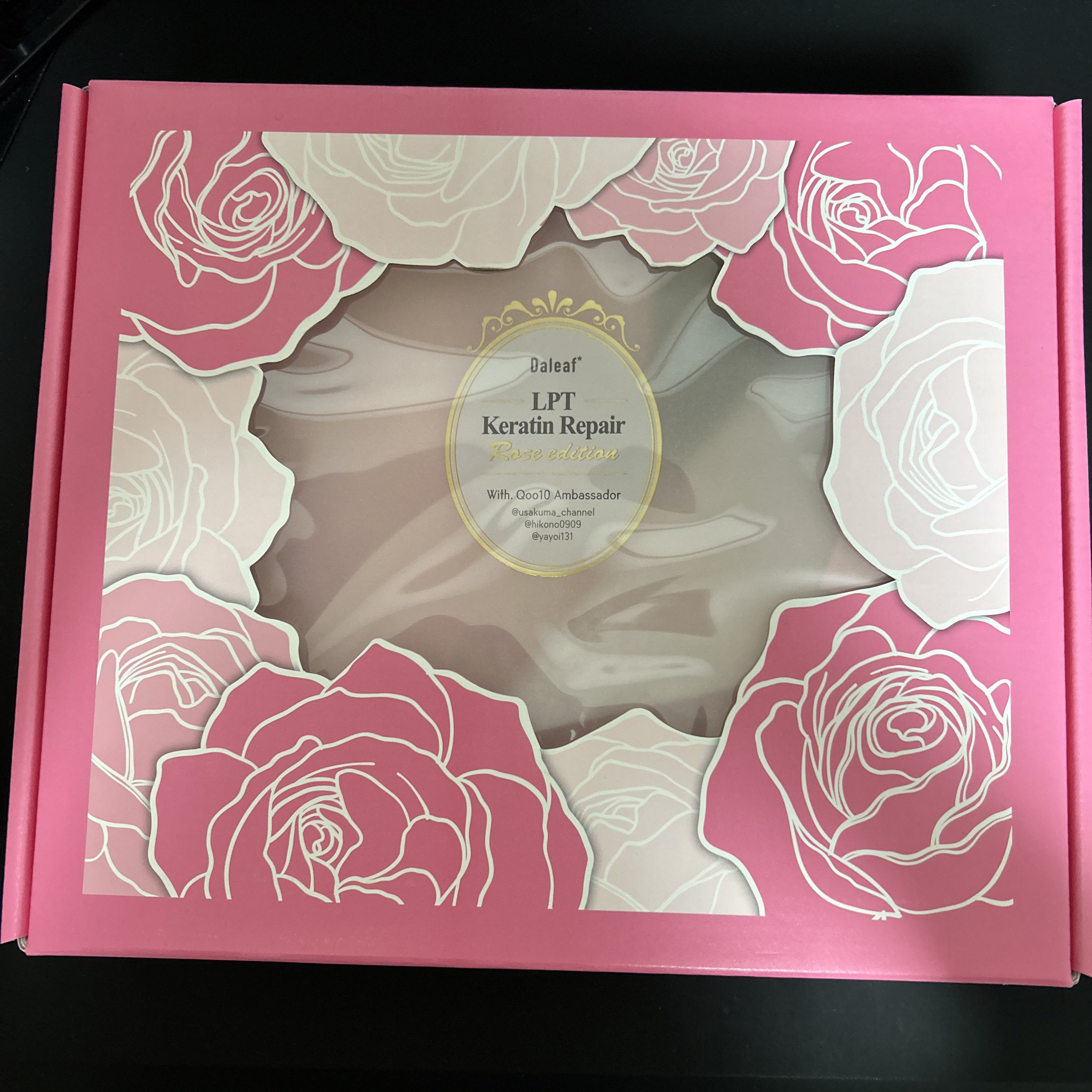 ★Daleaf  ローズエディションセット

メガ割りで購入したローズエディションセット

・LPTケラチンリペアシャンプー
・LPTケラチンリペアトリートメント
・LPTケラチンリペアウォータートリートメント

を使ってみました。

ノー