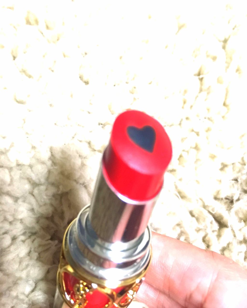 ヴォリュプテ プランプインカラー/YVES SAINT LAURENT BEAUTE/口紅を使ったクチコミ(2枚目)