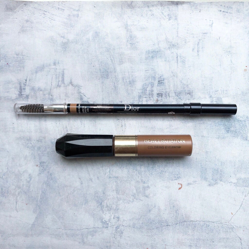 カラーリングアイブロウ/ヘビーローテーション/眉マスカラを使ったクチコミ(5枚目)