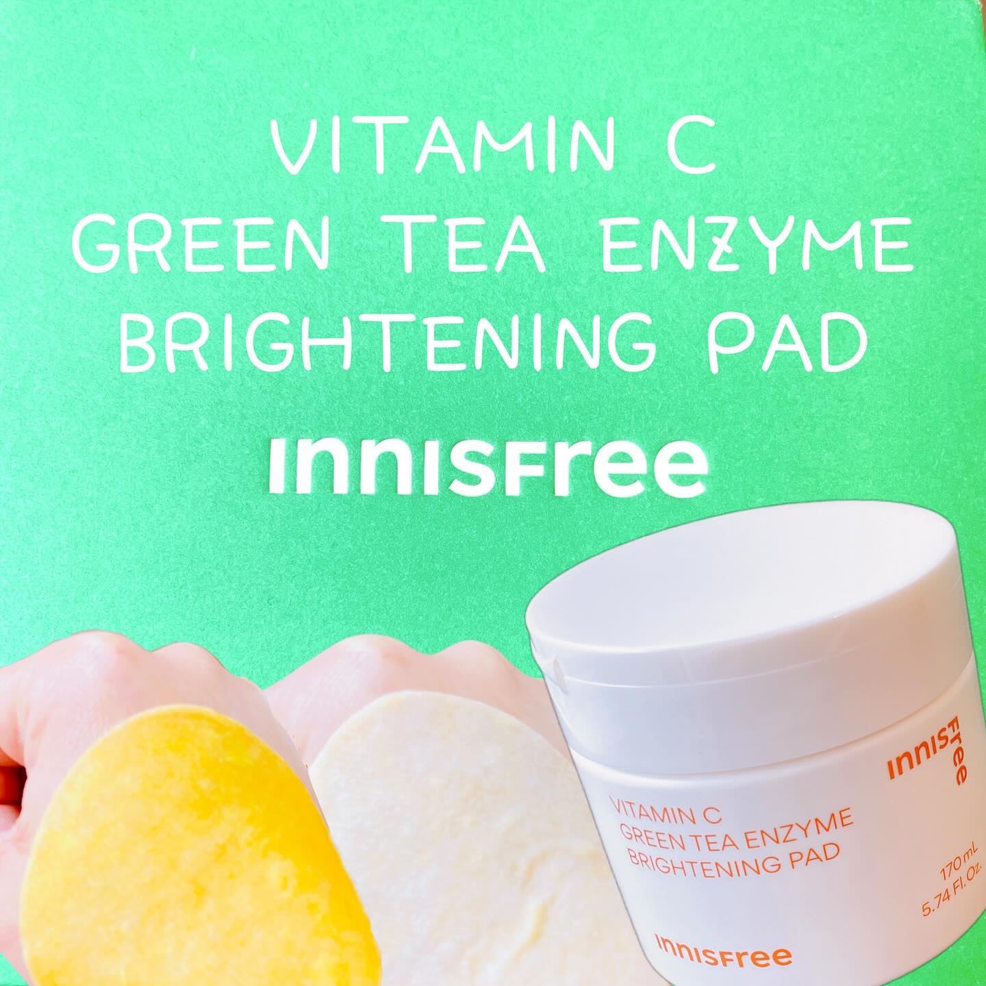 ビタC グリーンティーエンザイム ブライト パッド/innisfree/トナーパッドを使ったクチコミ（1枚目）